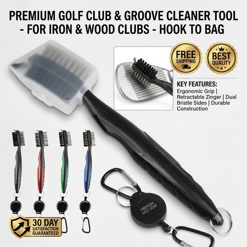 Golf club brush - club, cleaning