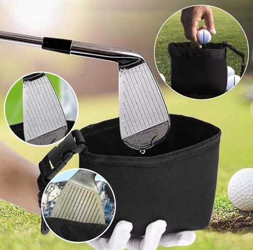 Golf club cleaning bag - golf, bag,